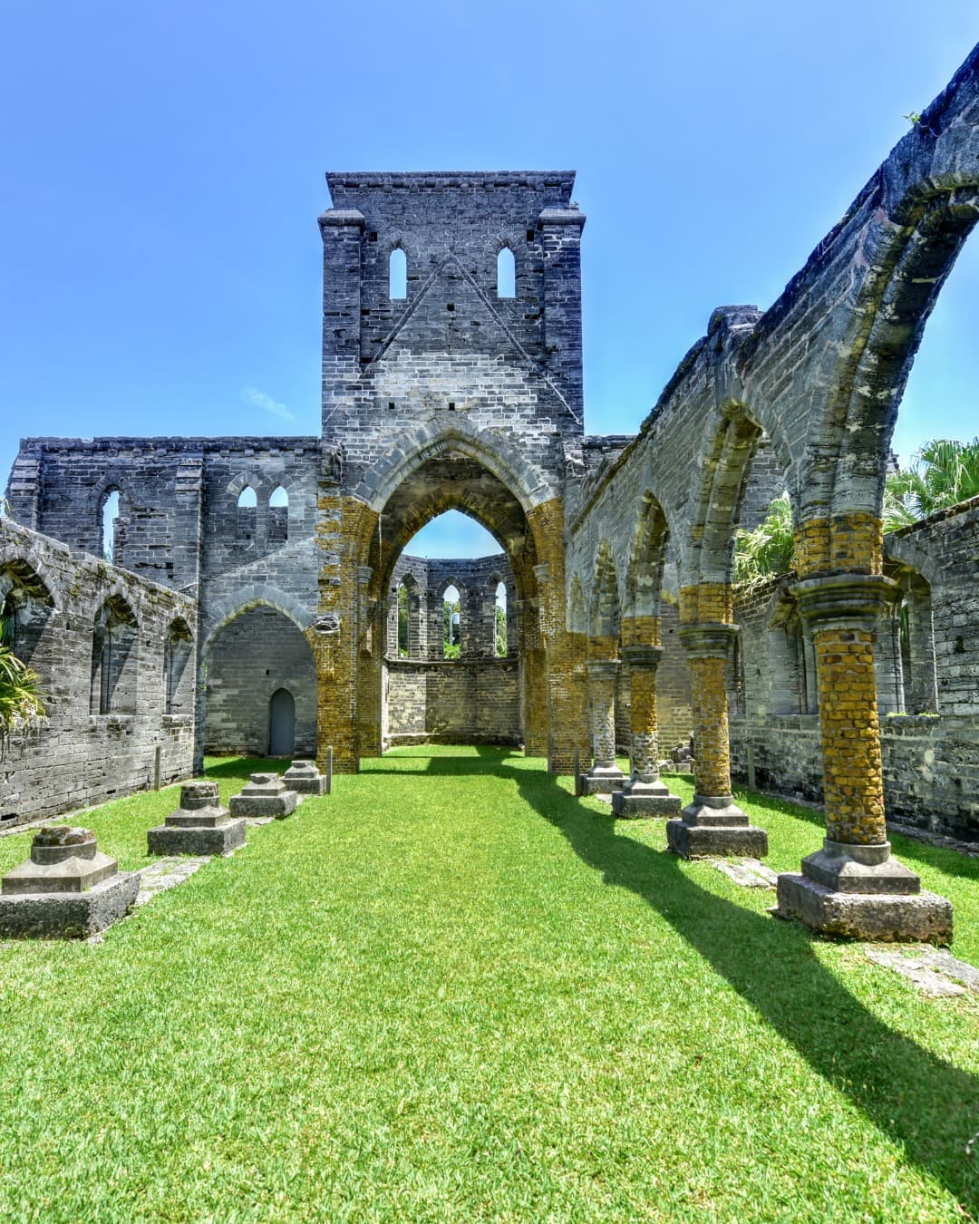 The Unfinished Church ruins at St George’s